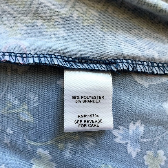 ONE WORLD | NWOT PAISLEY MAXI DRESS TIE WAIST OPEN BACK BLUE YELLOW RED | LARGE - Picture 11 of 12